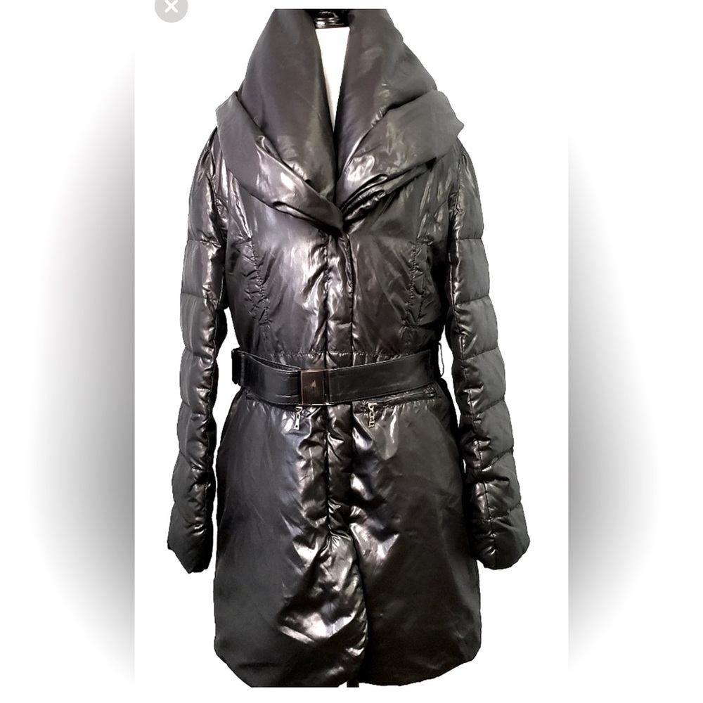 Rudsak Black Belted Puffer Coat Down/Feather